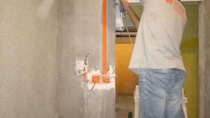 香堤園小區(qū)5號樓137㎡-水電階段