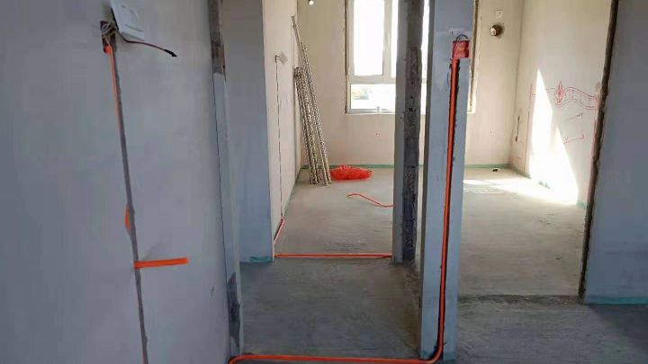 德榮文景5號樓在施工地-水電階段