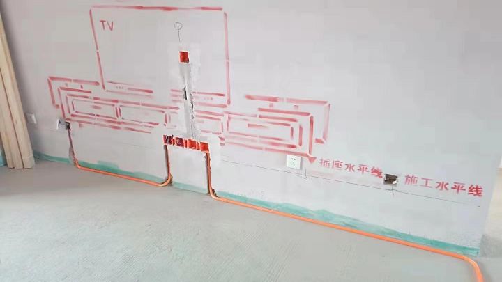 德榮文景5號樓在施工地-水電階段