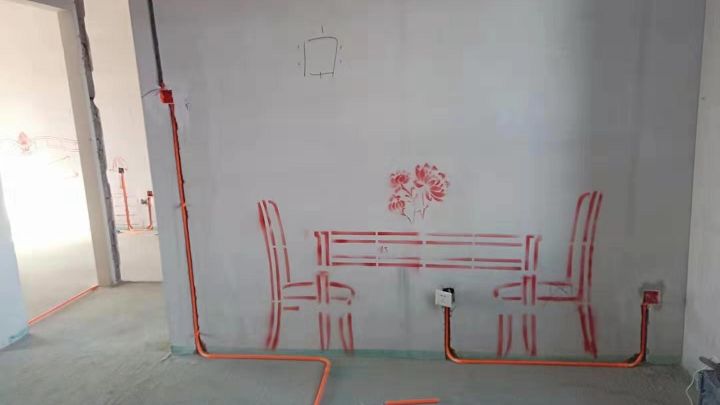 德榮文景5號樓在施工地-水電階段