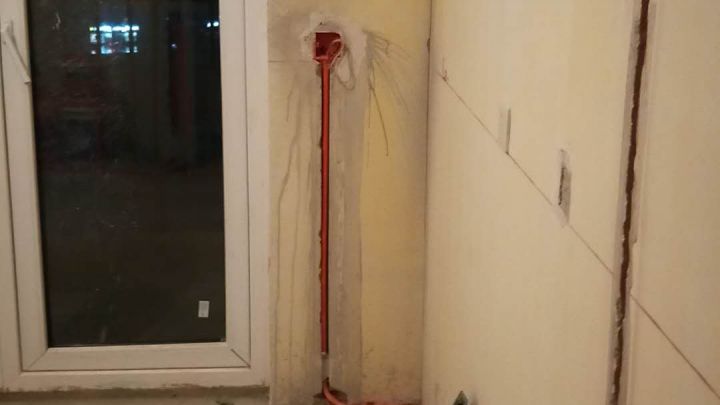 花語城4號地2號樓在施工地-水電階段