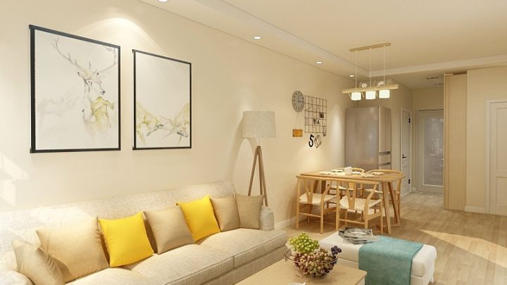 領(lǐng)航城二期86平米北歐風(fēng)格案例